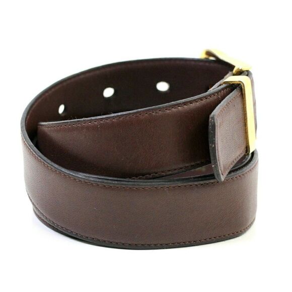 Pierre Cardin BROWN GENUINE LEATHER 1 1/8"Wd CASUAL DRESS MEN'S BELT 34/85 (X39 - Picture 6 of 12